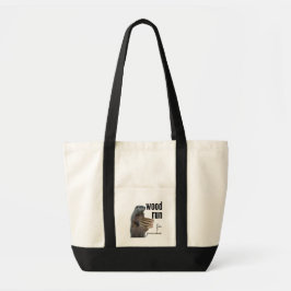 Bolsa Tote Corrida de madeira para panquecas (com Woodchuck)