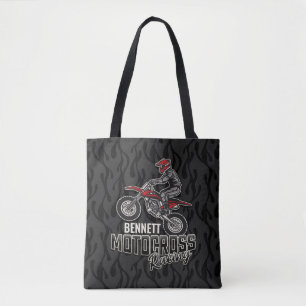 Bolsa Tote Corrida de Motocross da Camada de Camada de Sujeir