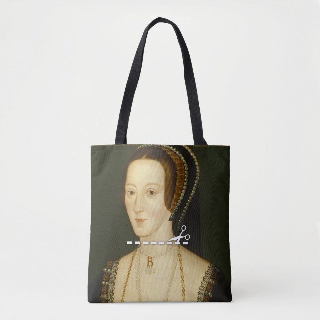 Bolsa Tote Corte aqui - Anne Boleyn (Frente)