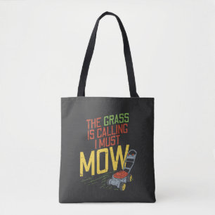 Bolsa Tote Corte de Grama - A grama está chamando