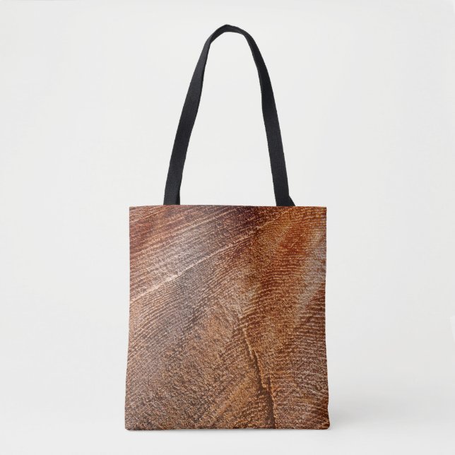 Bolsa Tote Corte de toros de madeira (Frente)