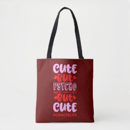 Bolsa Tote CORTE MAS PSIQUO, MAS BOM aniversário #CANCERLIFE