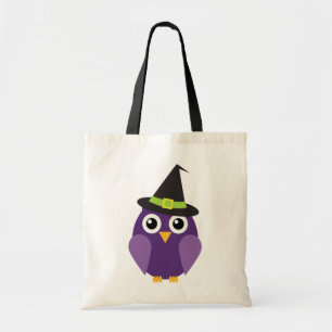 Bolsa Tote Coruja com o Hat Halloween Bag