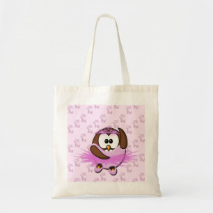 Bolsa Tote Coruja da bailarina - brilho