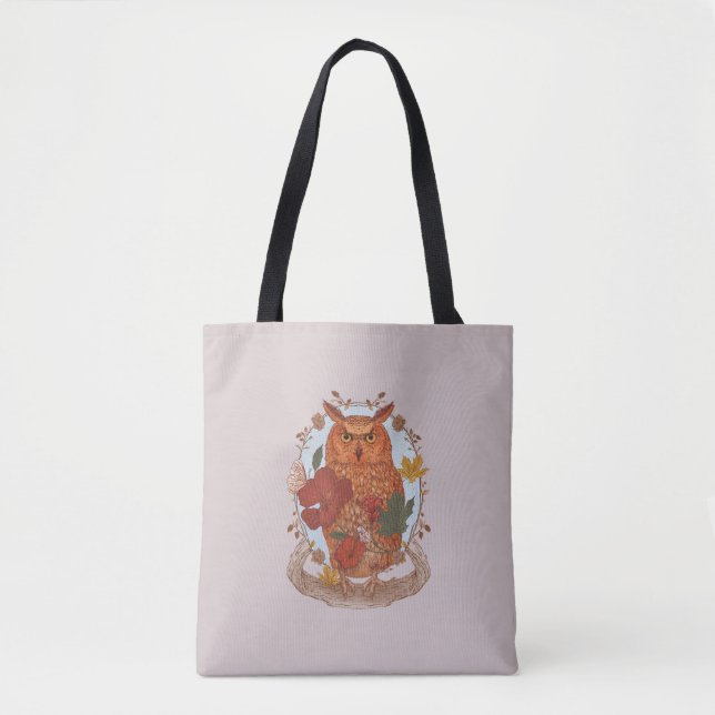 Bolsa Tote Coruja da Floresta (Frente)