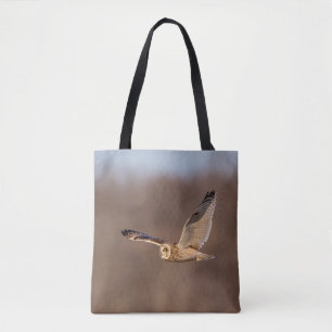 Bolsa Tote Coruja-de-orelha-curta em voo