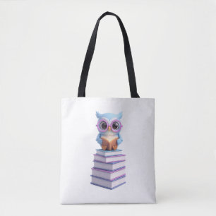 Bolsa Tote Coruja do Livro Cósmico