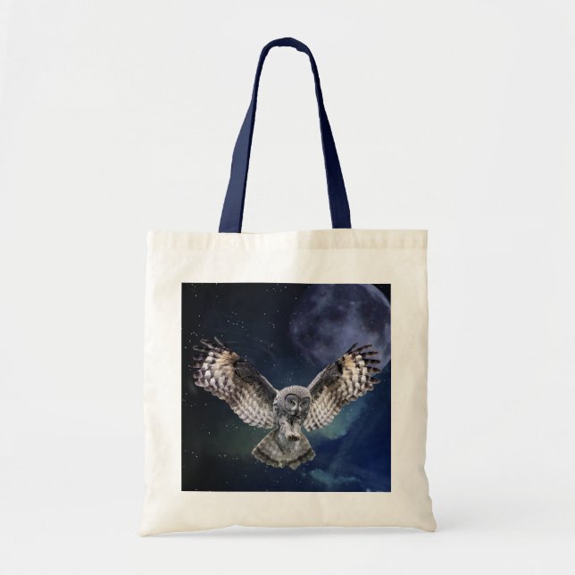 Bolsa Tote Coruja em vôo (Frente)