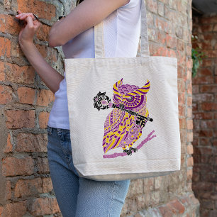 Bolsa Tote Coruja Excelente Roxa
