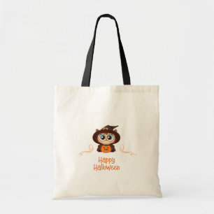 Bolsa Tote Coruja/Queda/Outono/Halloween/abóbora