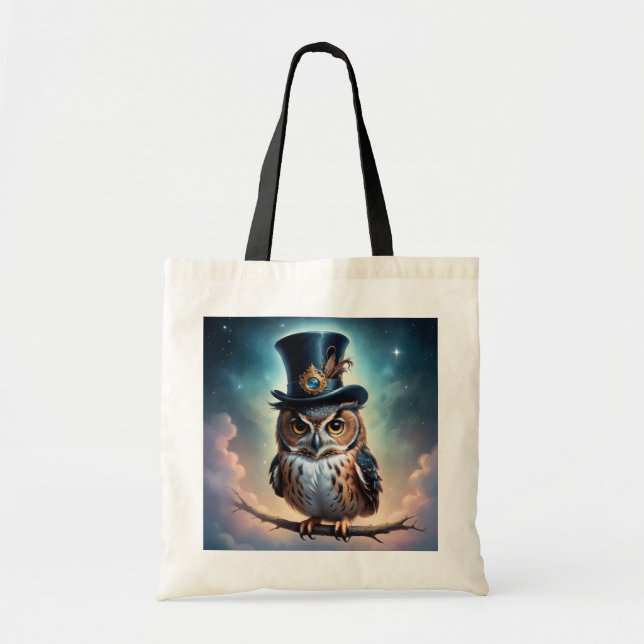Bolsa Tote Coruja Sábia (Frente)