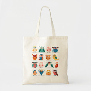 Bolsa Tote Corujas Cutes