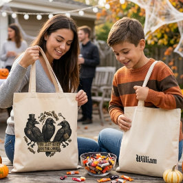 Bolsa Tote Corvo Engraçado Só Está Aqui Pelo Doce