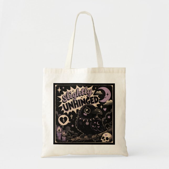 Bolsa Tote Corvo Levemente Desencadear (Frente)