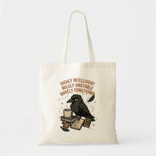 Bolsa Tote Corvo pouco funcional: inteligente, instável