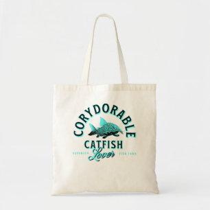 Bolsa Tote Corydoras Catfish Amam Peixes Aquários Coridorávei