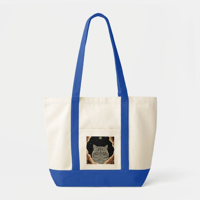 Bolsa Tote Cosmic Cat (Frente)