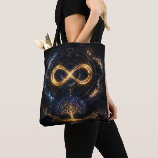 Bolsa Tote Cósmica de Ombro Infinity Tree