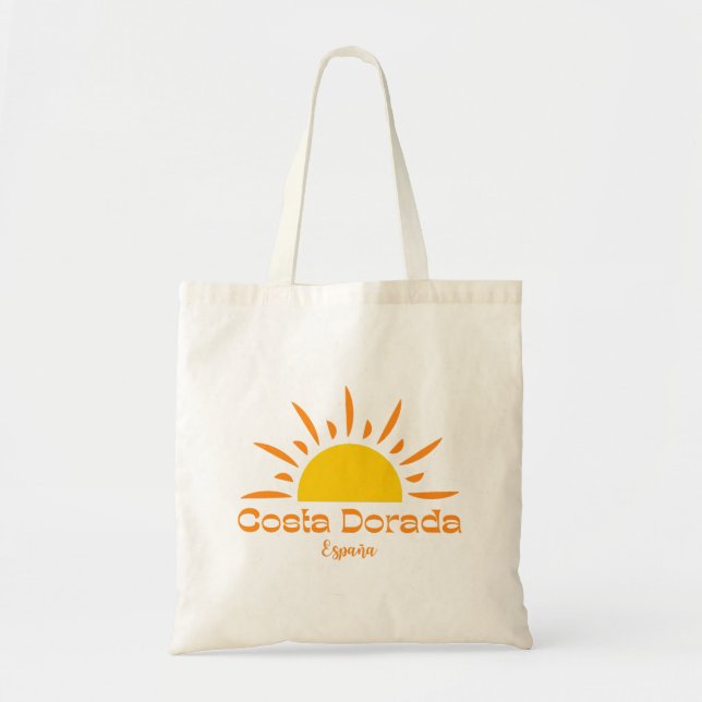 Bolsa Tote COSTA DORADA España Sun (Frente)