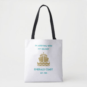 Bolsa Tote Costa Esmeralda Vintage Estou Chegando Com Meu Gar