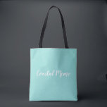 Bolsa Tote Costeira Mémé Beach Avó Turquoise<br><div class="desc">Você é um Mémé costeiro? Nossa bolsa de tartaruga é o item perfeito para adicionar alegria ao seu espaço. Inspirados na costa da Flórida, nossos designs são feitos de pinturas aquáticas e melhorados digitalmente para sua casa.</div>