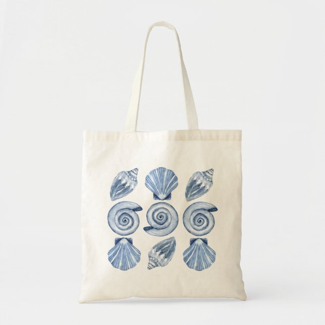 Bolsa Tote Costeiro oceânico náutico (Frente)