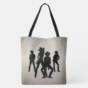 Bolsa Tote Costumava ser uma Dança em Linha Western
