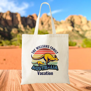 Bolsa Tote Costume de Kangaroo Sunset Trip Cute da Austrália