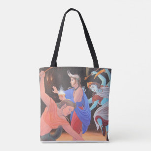 Bolsa Tote Costume dinâmico das deidades toda sobre - imprima
