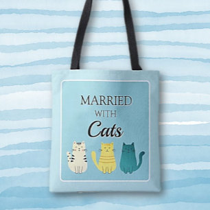 Bolsa Tote Costume divertido do Cat Lover