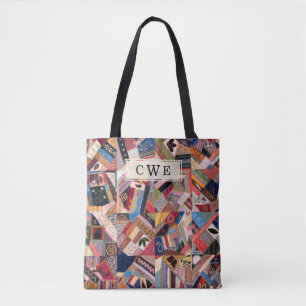 Bolsa Tote Costume do Retalhos-Olhar da edredão louca