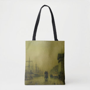 Bolsa Tote Costumes H das docas de John Atkinson Grimshaw