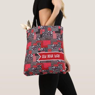 Bolsa Tote Costura Personalizada Remendo Costure à Sua Maneir