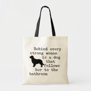 Bolsa Tote Cota de Humor do Cão - Retriever de Ouro