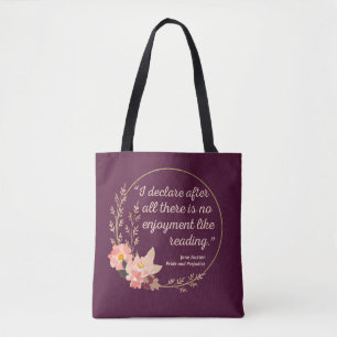 Bolsa Tote Cota de Orgulho e Preconceito III - Estilo Bonito