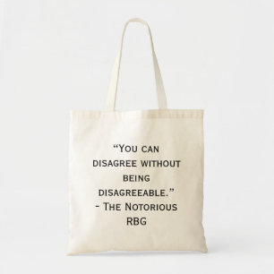 Bolsa Tote Cotação Desagradável RBG