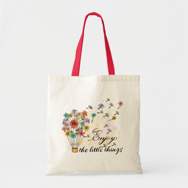 Bolsa Tote Cotação Motivacional Dandelion (Frente)