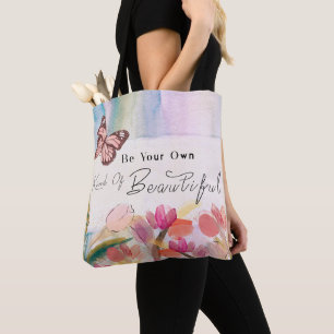Bolsa Tote Cotações quentes e de Borboletas,Monograma Perso