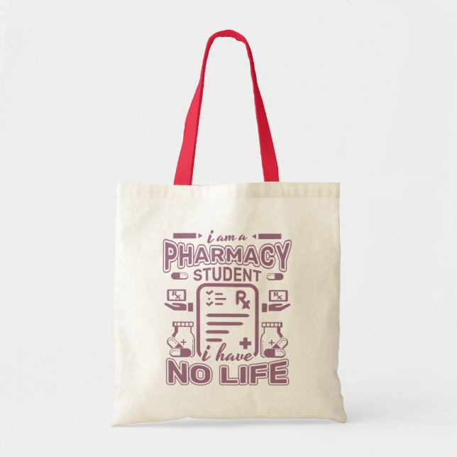 BOLSA TOTE COTAS DE ESTUDANTES DE FARMACIA (Frente)