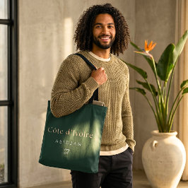 Bolsa Tote Côte d’Ivoire Abidjan Elegante Personalizado | Min