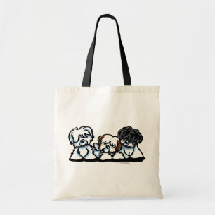 Bolsa Tote Coton De Tulear Trio