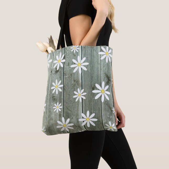 Bolsa Tote Cottage Daisy (Close Up)