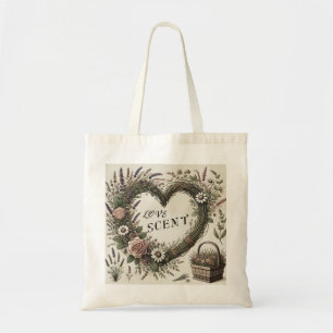 Bolsa Tote Cottagecore "Aroma do Amor" Tote Tote Floral