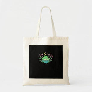 Bolsa Tote Cottagecore Goblincore Flores Lunares Floresta Sap