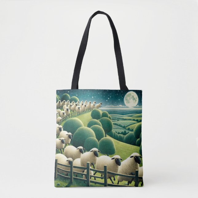 Bolsa Tote Counting Sheep (Frente)