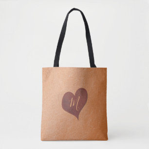 Bolsa Tote Couro de Faux Dourado Rosa personalizado