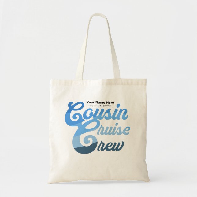 Bolsa Tote Cousin Cruise Crew (Frente)