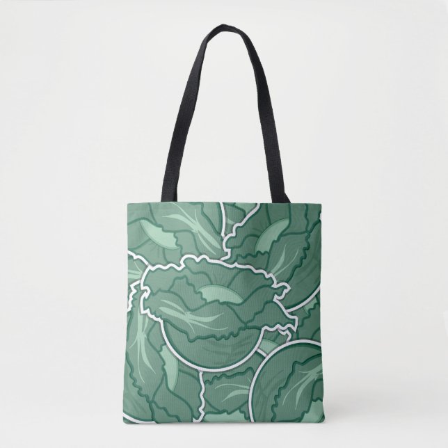Bolsa Tote Couve-verde-funga (Frente)
