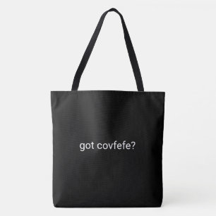 Bolsa Tote covfefe obtido? Presidente de Meme do texto do