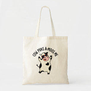 Bolsa Tote Cow Puns Amoos Me Cow Pun